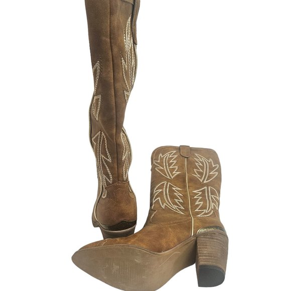 Volatile Tall Western Boot Sample Sz 6 Never Worn - Picture 2 of 4